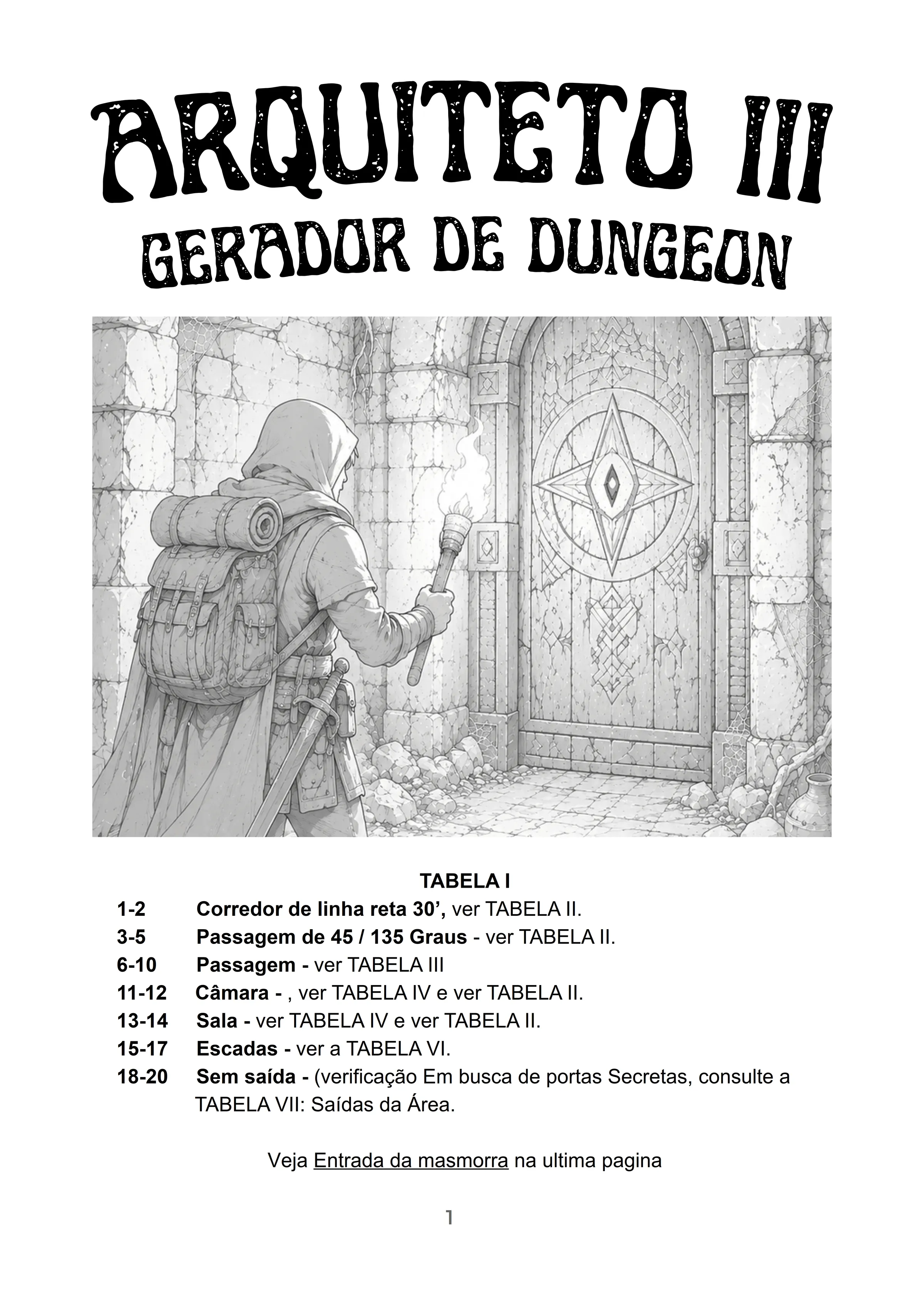 Arquiteto III - Gerador de Dungeon
